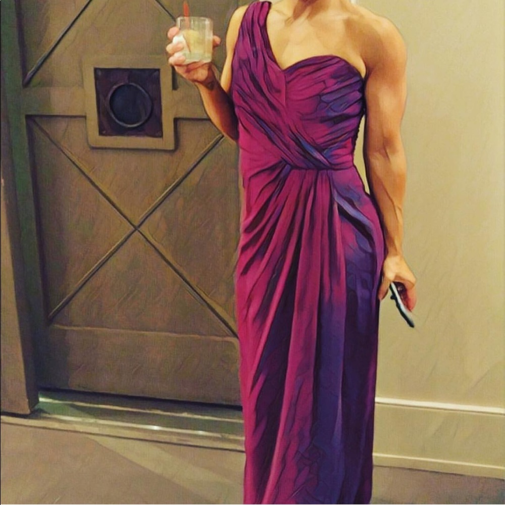 Grecian styled formal dress